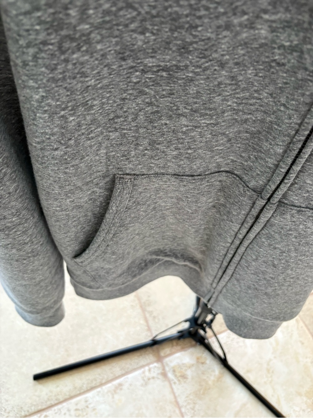 Sonoma Men’s Grey Sweat Jacket, Large - Picture 5 of 7